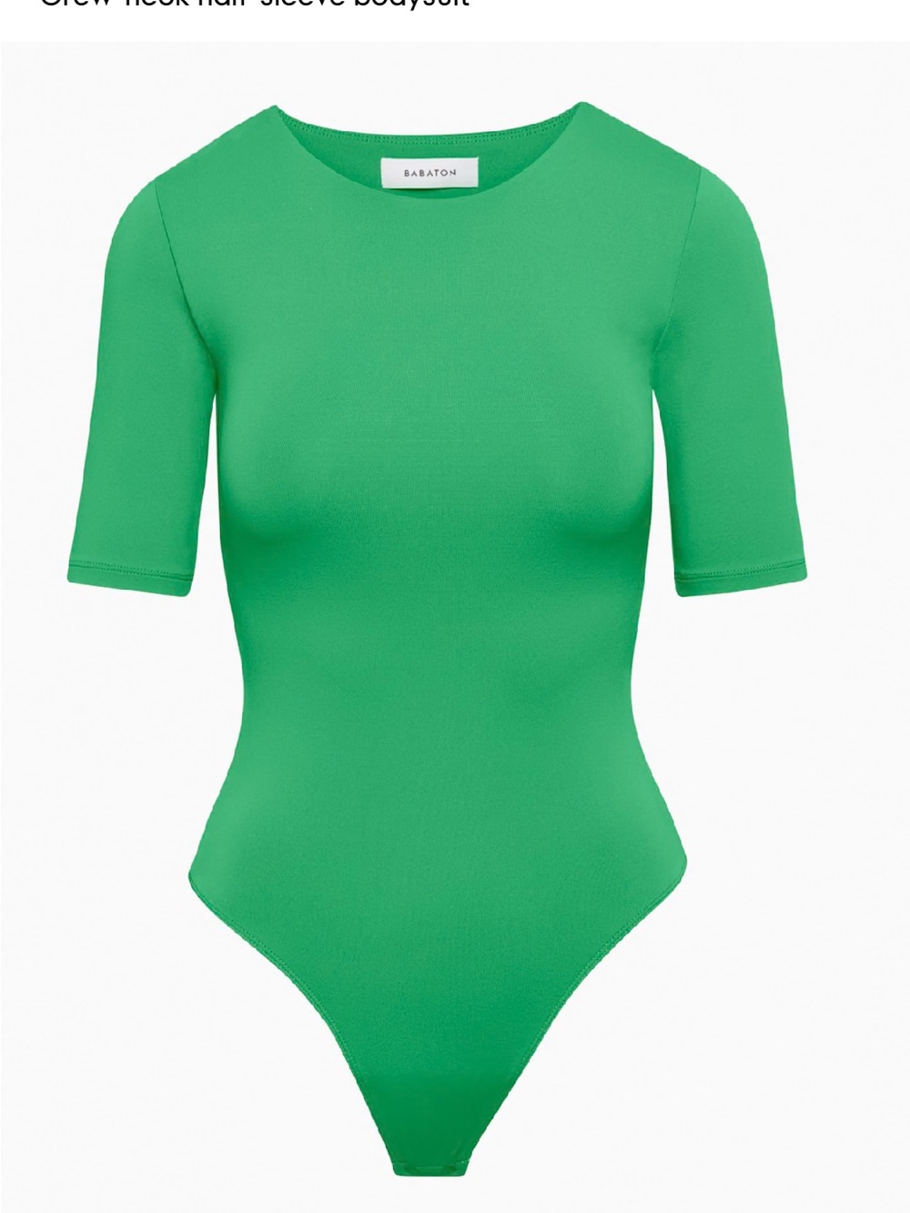 Babaton Aritzia Contour Crew Halfsleeve Bodysuit Size Medium